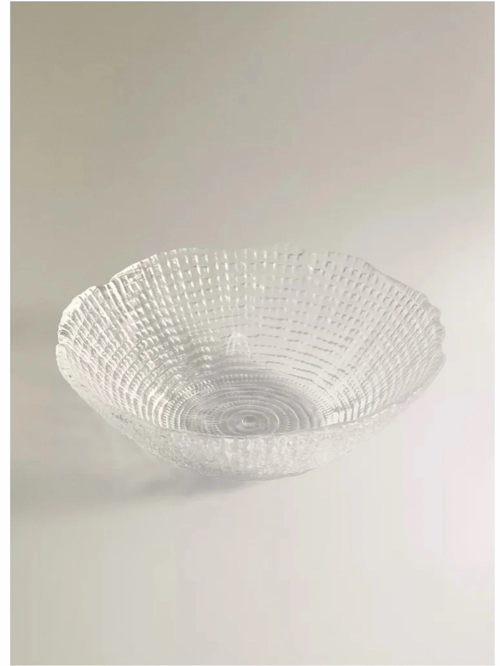 Zara Home Set of 2 Textured Irregular Rim Salad Bowls